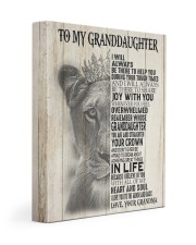 I WILL ALWAYS BE THERE - GRANDMA TO GRANDDAUGHTER 11x14 Gallery Wrapped Canvas Prints front