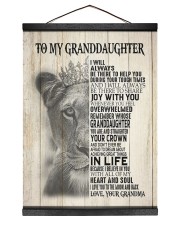 I WILL ALWAYS BE THERE - GRANDMA TO GRANDDAUGHTER Hanging Canvas tile