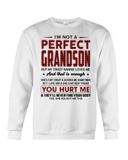 I'm Not A Perfect Grandson But My Crazy Nannie Loves Me Crewneck Sweatshirt tile