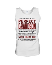 I'm Not A Perfect Grandson But My Crazy Nannie Loves Me Unisex Tank tile