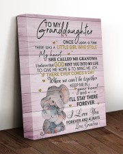 I LOVE YOU - GRANDDAUGHTER GIFT FROM ELEPHANT 11x14 Gallery Wrapped Canvas Prints aos-canvas-pgw-11x14-lifestyle-front-17