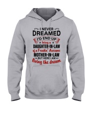 LIVING THE DREAM - LOVELY GIFT FOR DAUGHTER-IN-LAW Hooded Sweatshirt front