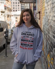 LIVING THE DREAM - LOVELY GIFT FOR DAUGHTER-IN-LAW Hooded Sweatshirt lifestyle-unisex-hoodie-front-1