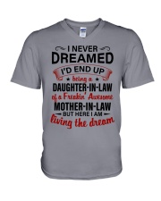 LIVING THE DREAM - LOVELY GIFT FOR DAUGHTER-IN-LAW V-Neck T-Shirt tile