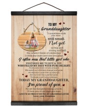 I AM PROUD OF YOU - GRANDMA TO GRANDDAUGHTER Hanging Canvas tile