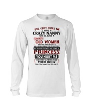 YOU CAN'T SCARE ME - BEST GIFT FOR GRANDDAUGHTER Long Sleeve Tee tile
