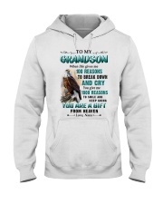 YOU ARE A GIFT - BEST GIFT FOR GRANDSON Hooded Sweatshirt tile