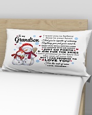 YOU WILL NEVER LOSE - BEST GIFT FOR GRANDSON Rectangular Pillowcase aos-pillow-rectangular-front-lifestyle-02