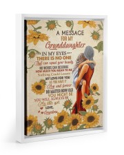 NOTHING COULD LESSEN - GRANDMA TO GRANDDAUGHTER Floating Framed Canvas Prints White tile