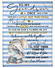 MY HEART - AMAZING GIFT FOR GRANDSON Fleece Blanket tile