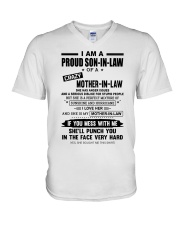 I AM A PROUD SON-IN-LAW V-Neck T-Shirt tile