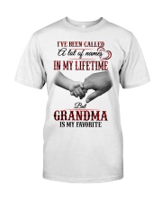 GRANDMA IS MY FAVORITE Classic T-Shirt tile