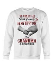 GRANDMA IS MY FAVORITE Crewneck Sweatshirt tile