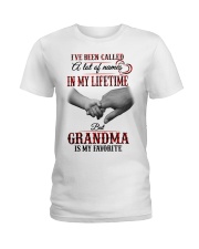 GRANDMA IS MY FAVORITE Ladies T-Shirt tile