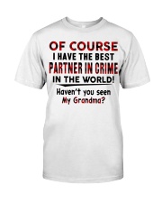 BEST PARTNER IN CRIME - TO GRANDCHILD FROM GRANDMA Classic T-Shirt tile