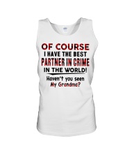 BEST PARTNER IN CRIME - TO GRANDCHILD FROM GRANDMA Unisex Tank tile
