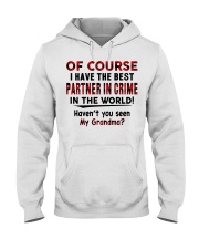BEST PARTNER IN CRIME - TO GRANDCHILD FROM GRANDMA Hooded Sweatshirt tile
