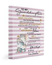BELIEVE IN YOURSELF - BEST GIFT FOR GRANDDAUGHTER 11x14 Gallery Wrapped Canvas Prints front