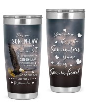 THANKS FOR BEING MY SON-IN-LAW 20oz Tumbler front