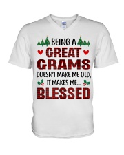 PERFECT GIFT FOR GRAMS V-Neck T-Shirt tile