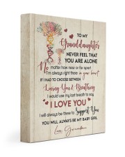 LOVING YOU - TO GRANDDAUGHTER FROM GRANDMA 11x14 Gallery Wrapped Canvas Prints front