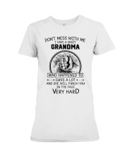 DON'T MESS WITH ME - LOVELY GIFT FOR GRANDCHILD Premium Fit Ladies Tee tile