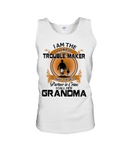I Am The Luckiest - Best Gift For Grandson From Grandma Unisex Tank tile