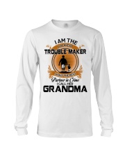 I Am The Luckiest - Best Gift For Grandson From Grandma Long Sleeve Tee tile