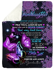 BUTTERFLY BACK HOME - GRANDMOTHER TO GRANDDAUGHTER Sherpa Fleece Blanket tile