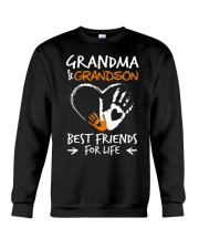 Grandma & Grandson Best Friends For Life Crewneck Sweatshirt tile