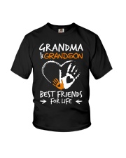 Grandma & Grandson Best Friends For Life Youth T-Shirt front