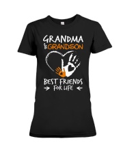 Grandma & Grandson Best Friends For Life Premium Fit Ladies Tee tile