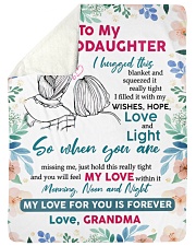 My Love For You Is Forever - Best Gift For Granddaughter Sherpa Fleece Blanket tile