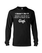 I DIDN'T DO IT - BEST GIFT FOR GRANDSON Long Sleeve Tee tile