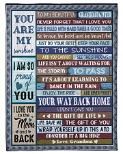 YOUR WAY BACK HOME - GRANDMA TO GRANDDAUGHTER Small Fleece Blanket - 30" x 40" front