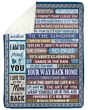 YOUR WAY BACK HOME - GRANDMA TO GRANDDAUGHTER Sherpa Fleece Blanket tile