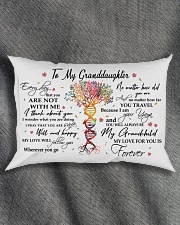 WELL AND HAPPY - SPECIAL GIFT FOR GRANDDAUGHTER Rectangular Pillowcase aos-pillow-rectangle-front-lifestyle-1