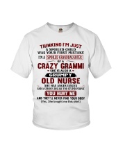 I'M A SPOILED GRANDDAUGHTER OF A CRAZY GRAMMI Youth T-Shirt front