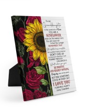 YOU ARE A SUNFLOWER - GRANDMA TO GRANDDAUGHTER Easel-Back Gallery Wrapped Canvas tile