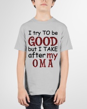 TRY TO BE GOOD - GIFT FOR GRANDKIDS Youth T-Shirt garment-youth-tshirt-front-01
