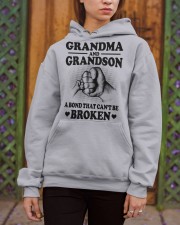 Grandma And Grandson A Bond That Can't Be Broken Hooded Sweatshirt apparel-hooded-sweatshirt-lifestyle-03