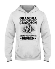 Grandma And Grandson A Bond That Can't Be Broken Hooded Sweatshirt tile