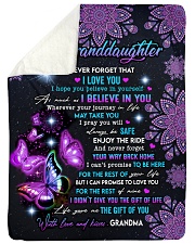 BELIEVE IN YOURSELF - BEST GIFT FOR GRANDDAUGHTER Sherpa Fleece Blanket tile