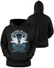 HEART TO HEART - LOVELY GIFT FOR DAUGHTER-IN-LAW Hooded Sweatshirt apparel-hooded-sweatshirt-lifestyle-front-38