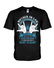 HEART TO HEART - LOVELY GIFT FOR DAUGHTER-IN-LAW V-Neck T-Shirt tile