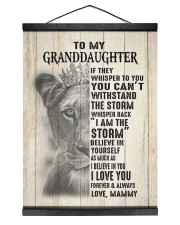 I AM THE STORM - GREAT GIFT FOR GRANDDAUGHTER Hanging Canvas tile