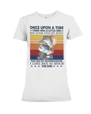 I LOVE HER SO MUCH - PERFECT GIFT FOR GRANDMA Premium Fit Ladies Tee tile
