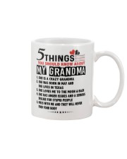 5 THINGS YOU SHOULD KNOW ABOUT MY GRANDMA Mug tile