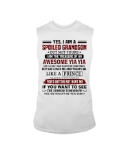 YES I AM A SPOILED GRANDSON Sleeveless Tee tile