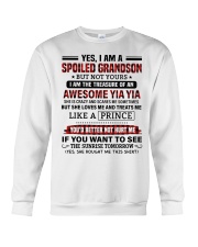 YES I AM A SPOILED GRANDSON Crewneck Sweatshirt tile